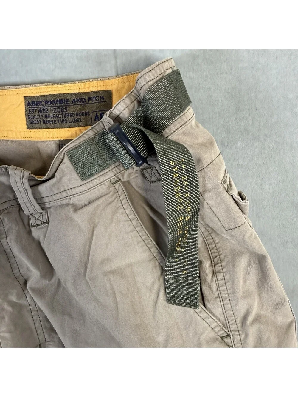 VTG 90s Abercrombie & Fitch Paratrooper Cargo Pants Mens Small (30-32) Military